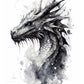 Japanese Dragon Canvas Painting