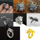 Retro Domineering Ethnic Dragon Ring