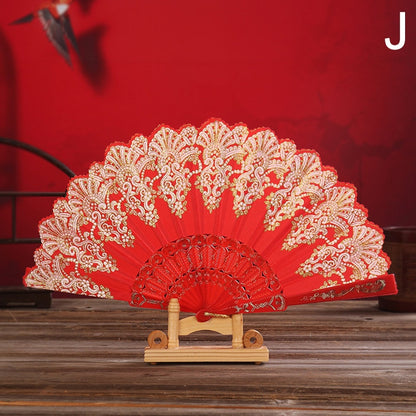 Japanese Plastic Folding Hand Fan - product image 11