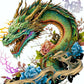 Japanese Dragon Canvas Painting