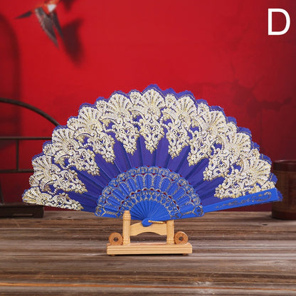 Japanese Plastic Folding Hand Fan - product image 5