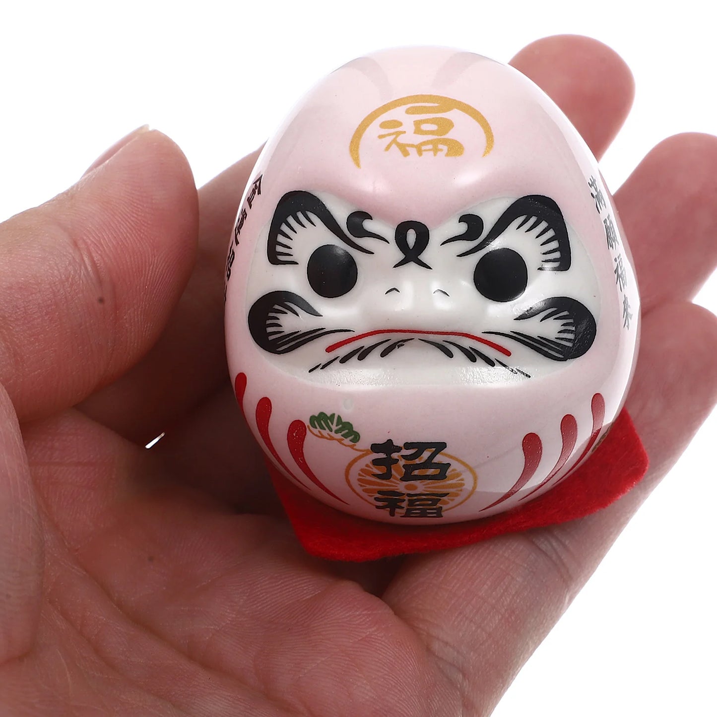 Japanese Daruma Doll Figurine Décor