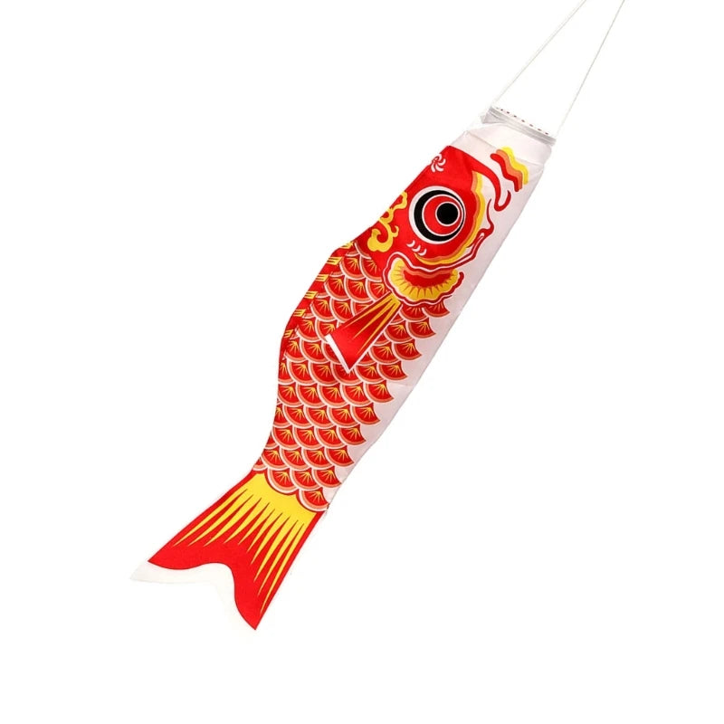 Japanese Koinobori Red Fish Flag