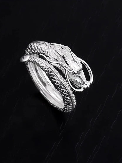 Silver Color Dragon Ring - product image 6