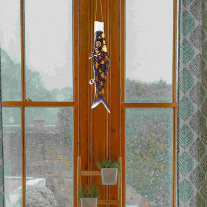 Japanese Koinobori Blak Fish Flag - product image 2