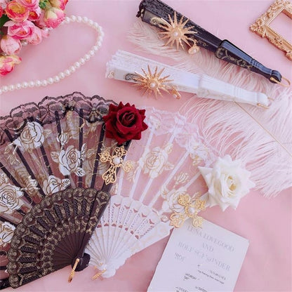 Creative Japanese Lace Hand fans - product image 26