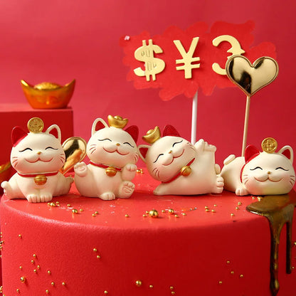 Resin Japanese Maneki Neko Lucky Cat - product image 2