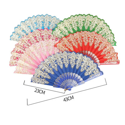 Japanese Plastic Folding Hand Fan - product image 15