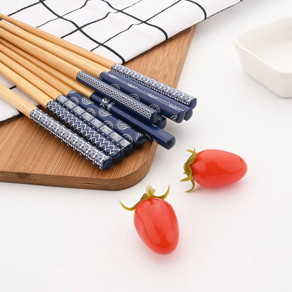 5 Pairs of Japanese Bamboo Chopsticks - product image 2