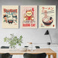 Japanese Food Posters Wall Art