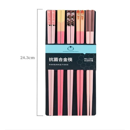 Colorful 5 Pairs Japanese Chopsticks - product image 6