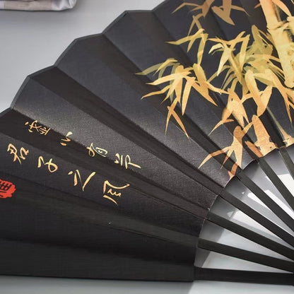 Bamboo Printed Japanese Hand Fans - product image 6