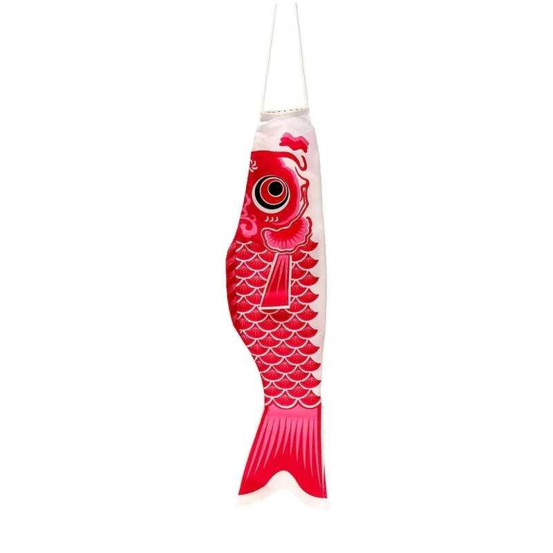 Japanese Koinobori Red Fish Flag