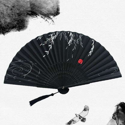 Japanese Style Silk Folding Hand Fan - product image 8