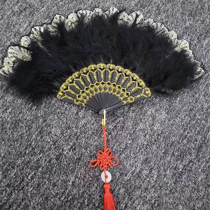 Japanese Folding Feather Hand Fan - product image 13