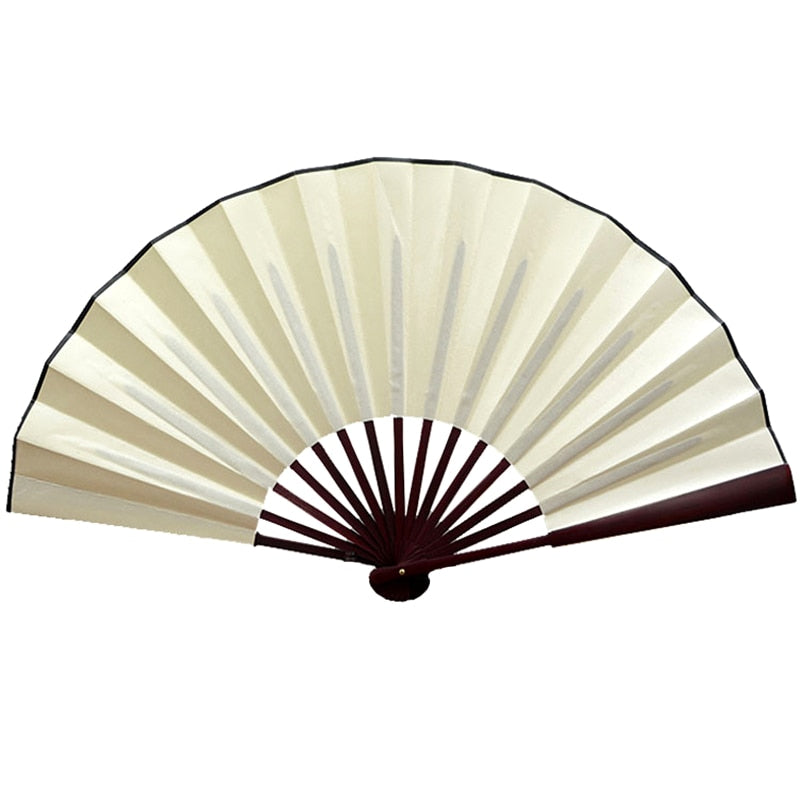 Japanese Silk Cloth Hand Fan