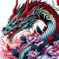 Japanese Dragon Canvas Painting