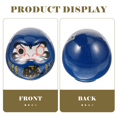 Japanese Blue Daruma Doll - product image 3