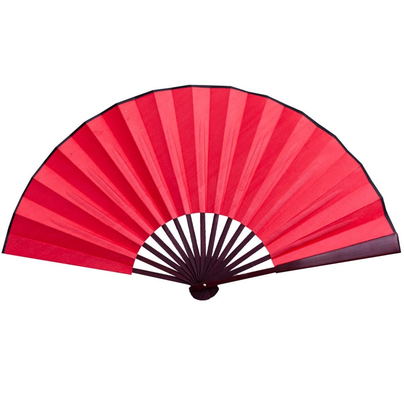 Japanese Silk Cloth Hand Fan