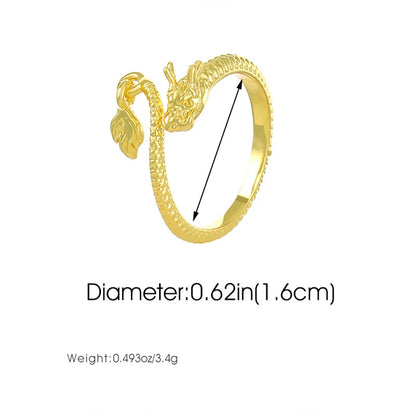 Zodiac Dragon Finger Ring - product image 7