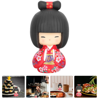 Pink Kokeshi Doll - product image 4