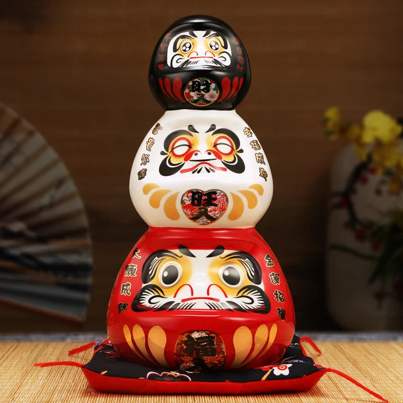 Japanese Daruma Doll Tower