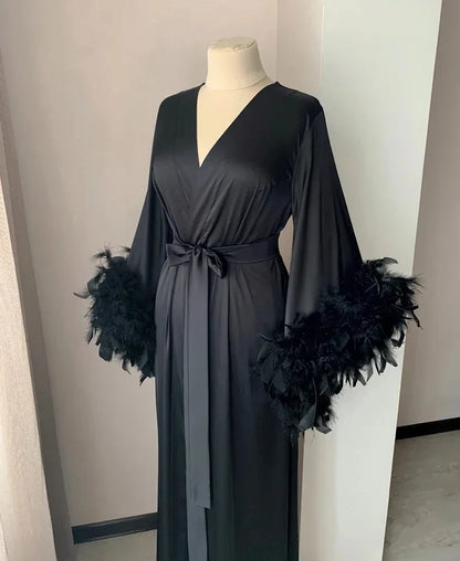 Feather Blush Kimono Robe - product image 6