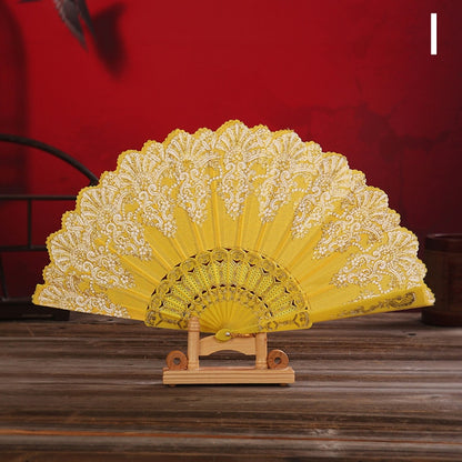 Japanese Plastic Folding Hand Fan - product image 10
