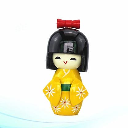 Yellow Japanese Kokeshi Doll - product image 2