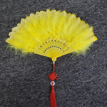 Japanese Folding Feather Hand Fan - product image 22