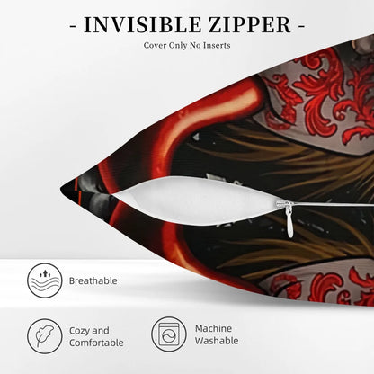 Japanese Oni Polyester Cushion Cover - product image 4