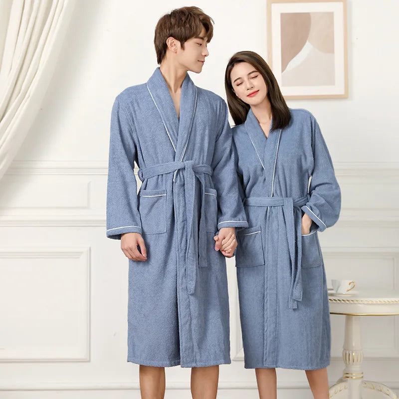 Japanese Couples Long Thick Robe