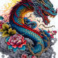 Japanese Dragon Canvas Painting