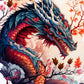 Japanese Dragon Canvas Painting