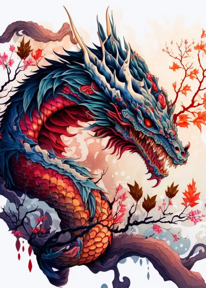 Japanese Dragon Canvas Painting - product image 11