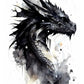 Japanese Dragon Canvas Painting