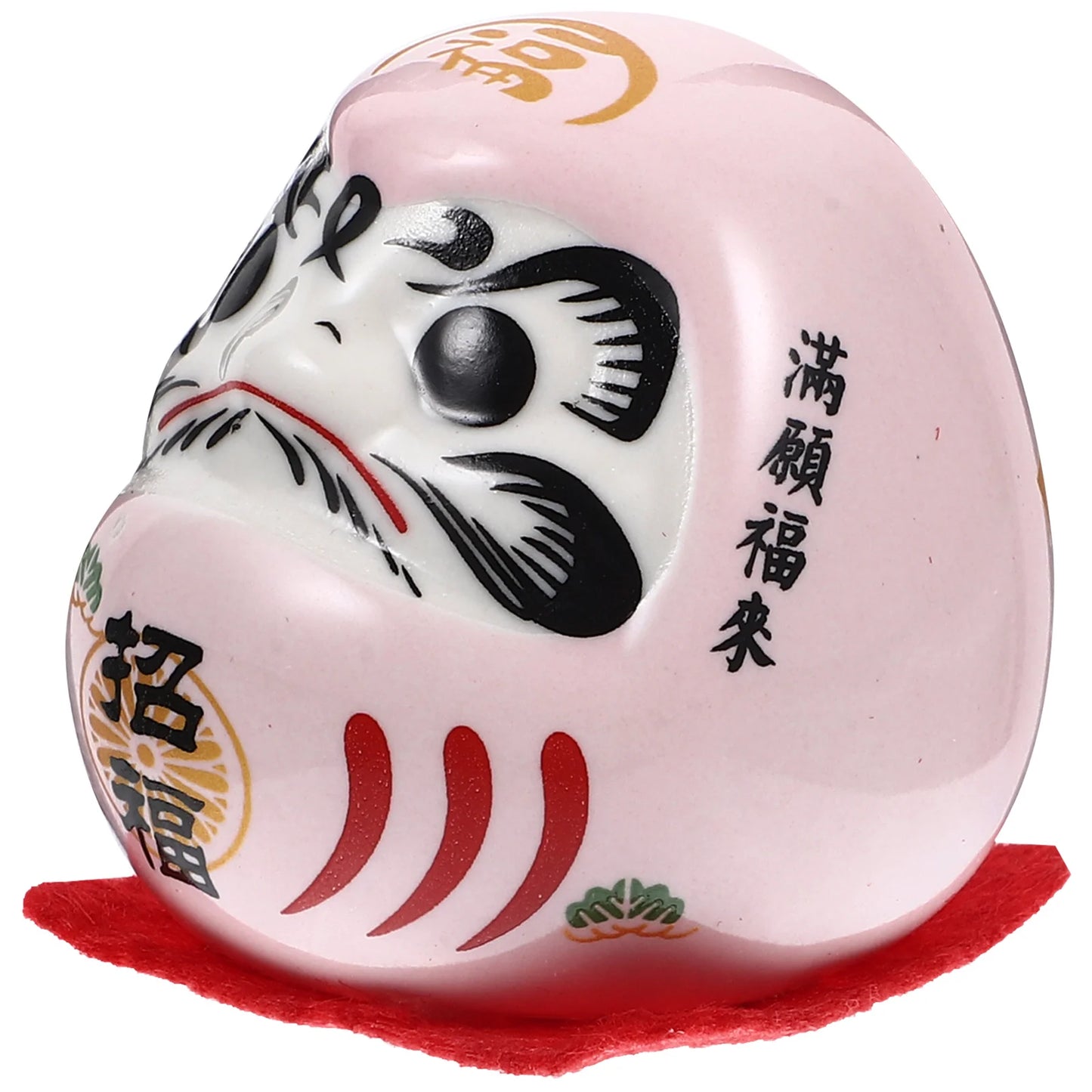 Japanese Daruma Doll Figurine Décor