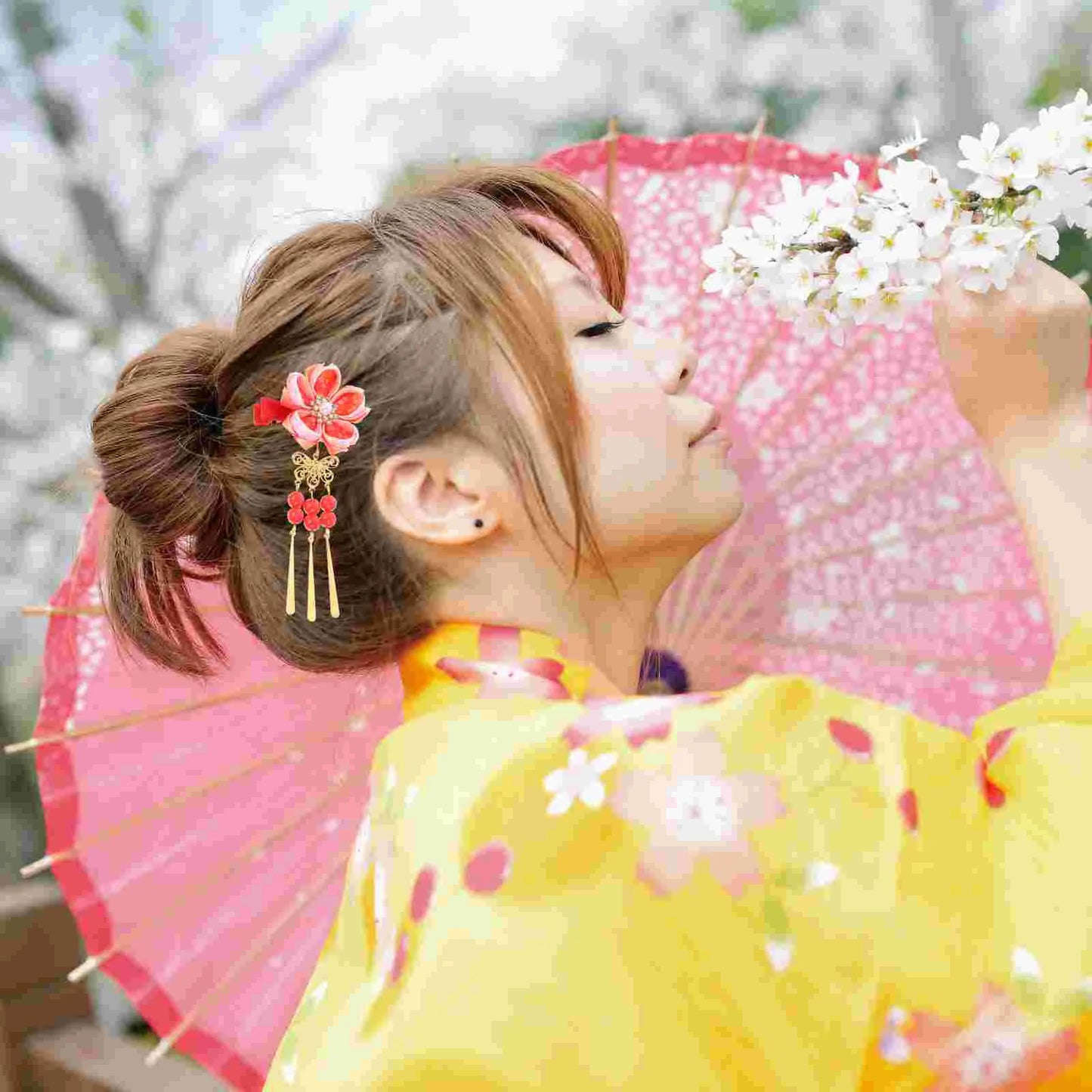 Japanese Flower Hair Kanzashi