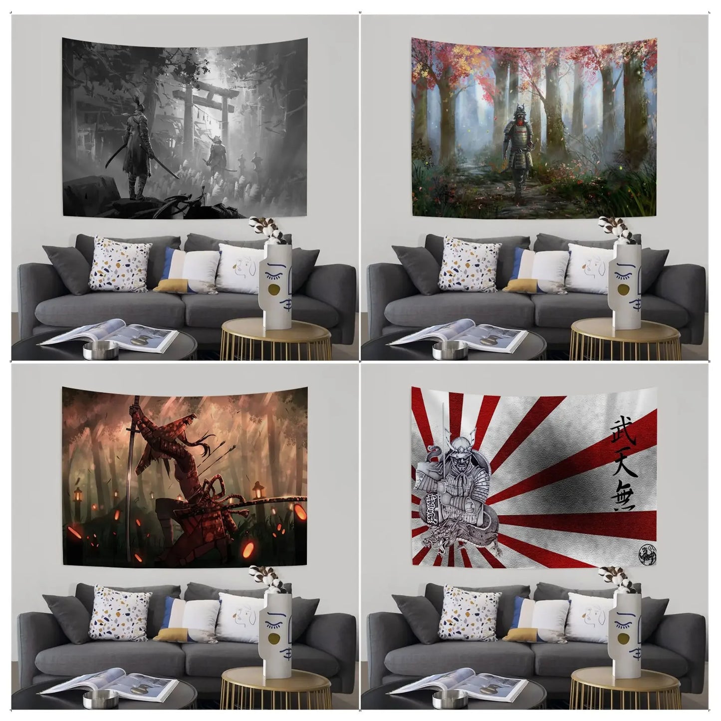 Japanese Samurai Wall Posters