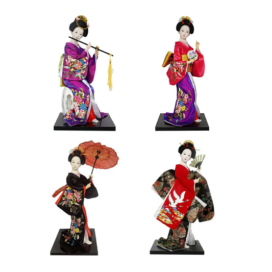 Japanese Geisha Doll Figurine