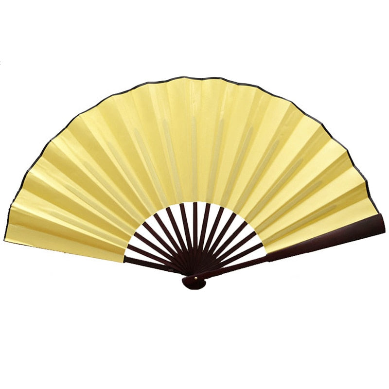 Japanese Silk Cloth Hand Fan