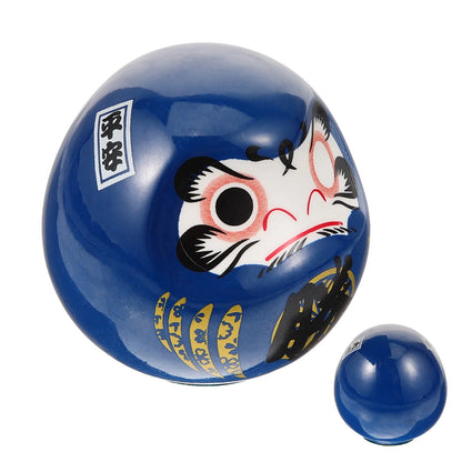 Japanese Blue Daruma Doll - product image 5
