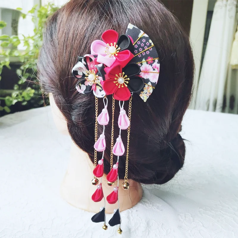Japanese Kanzashi Flower Hair Clip