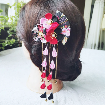 Japanese Kanzashi Flower Hair Clip - product image 2