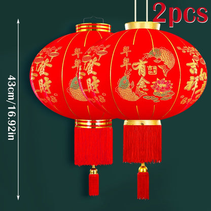 Traditional Red Japanese Lantern - product image 3