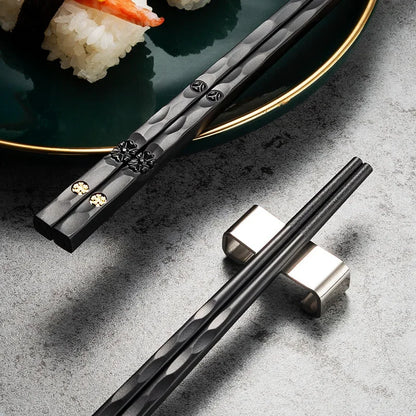 Japanese Metal Chopsticks 5 Pairs - product image 4