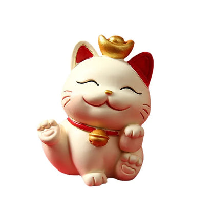 Resin Japanese Maneki Neko Lucky Cat - product image 3