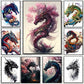 Japanese Dragon Canvas Painting