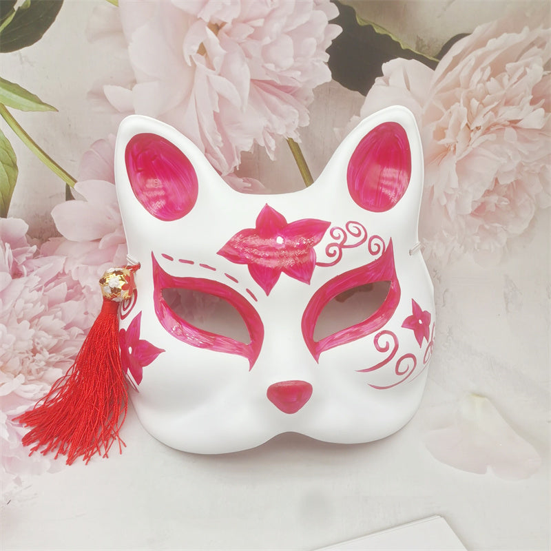 Sakura Breeze Kitsune Mask