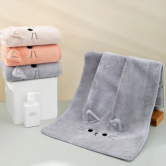 Cute Microfiber Hair Towel